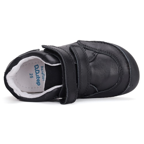 Pantofi copii baieti din piele DD Step, Negru – S063-42369