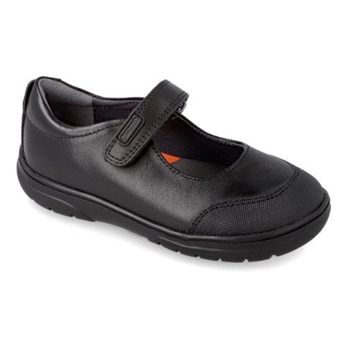 Pantofi copii fete din piele Garvalin, Negru – 211700-A054