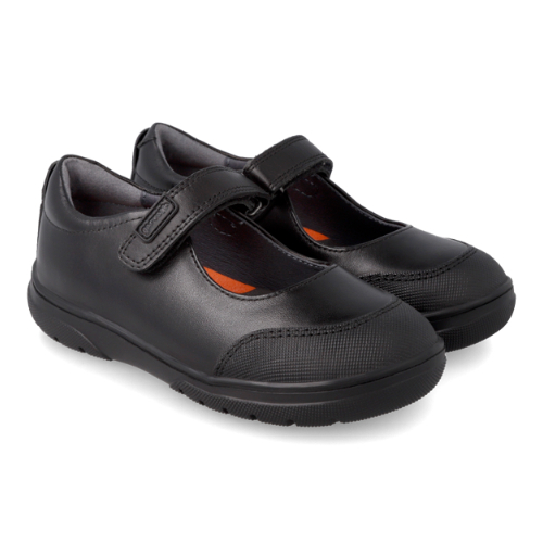 Pantofi copii fete din piele Garvalin, Negru – 211700-A054 Pantofi copii fete din piele Garvalin, Negru – 211700-A054