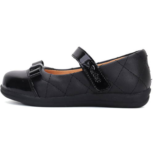 Pantofi copii fete din piele DDStep, Negru – H072-42964