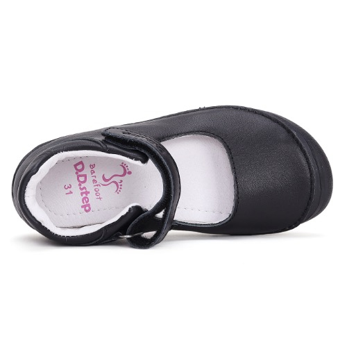 Pantofi copii fete din piele, Negru – H063-42716C