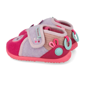 Pantofiori de interior anatomici, fete, Biomecanics Biohome Sensory, Roz / Lila – 261185-B146