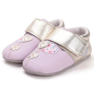 Pantofiori de interior copii fete din piele DD Step, Roz – K1596-52122