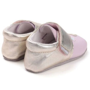 Pantofiori de interior copii fete din piele DD Step, Roz – K1596-52122