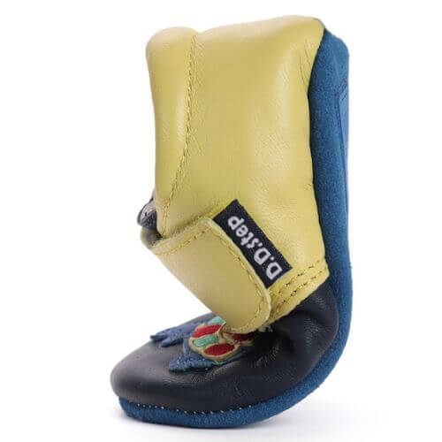Pantofiori de interior copii baieti din piele DD Step, Albastru – K1596-52102