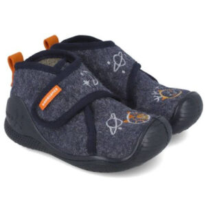 Pantofiori de interior copii baieti din textil Biomecanics, Albastru – 251144-A089