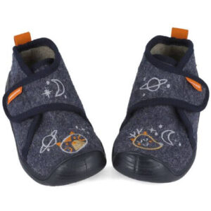 Pantofiori de interior copii baieti din textil Biomecanics, Albastru – 251144-A089