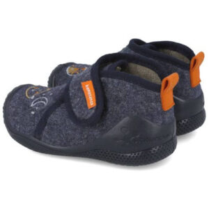 Pantofiori de interior copii baieti din textil Biomecanics, Albastru – 251144-A089