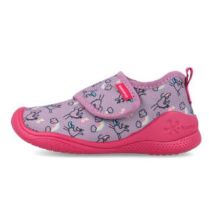 Pantofiori de interior copii fete din textil Biomecanics, Lila – 251281-A164