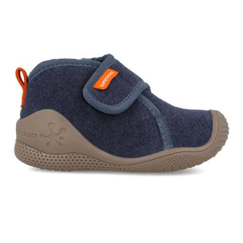 Pantofiori de interior copii baieti din textil Biomecanics, Albastru – 261180-A089