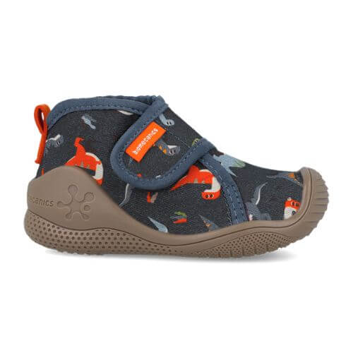 Pantofiori de interior copii baieti din textil Biomecanics, Albastru – 261184-A089