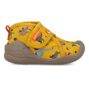 Pantofiori de interior copii baieti din textil Biomecanics, Galben – 261184-C570