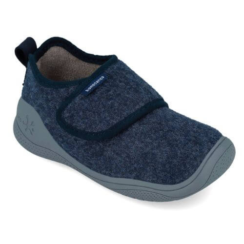 Pantofiori de interior copii baieti din textil Biomecanics, Albastru – 251280-A371