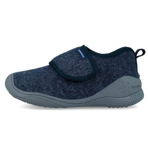 Pantofiori de interior copii baieti din textil Biomecanics, Albastru – 251280-A371