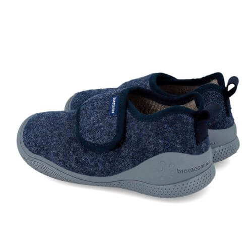 Pantofiori de interior copii baieti din textil Biomecanics, Albastru – 251280-A371