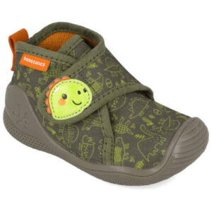 Pantofiori de interior copii baieti din textil Biomecanics, Verde – 251145-B442