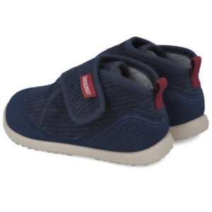 Pantofiori de interior copii baieti din textil Calapod lat Biomecanics, Albastru – 251171-A089