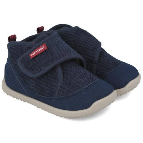 Pantofiori de interior copii baieti din textil Calapod lat Biomecanics, Albastru – 251171-A089 Pantofiori de interior copii baieti din textil Calapod lat Biomecanics, Albastru – 251171-A089