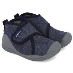 Pantofiori de interior copii baieti din textil Biomecanics, Albastru – 251140-A371