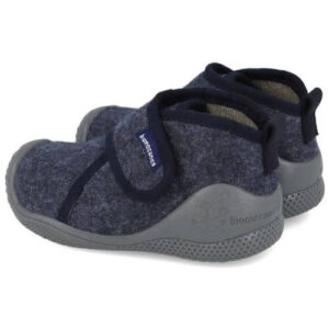 Pantofiori de interior copii baieti din textil Biomecanics, Albastru – 251140-A371