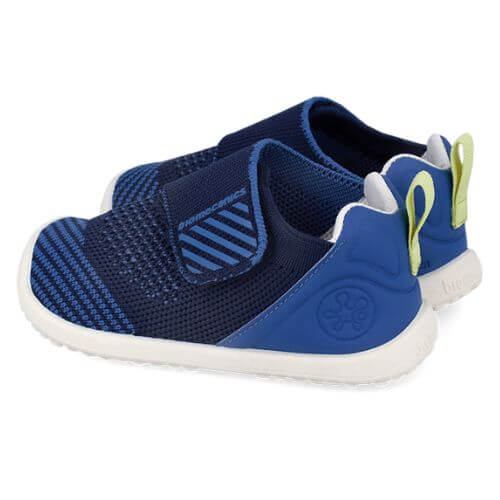 Pantofiori de interior copii baieti din textil calapod lat Biomecanics, Albastru – 262188-A183