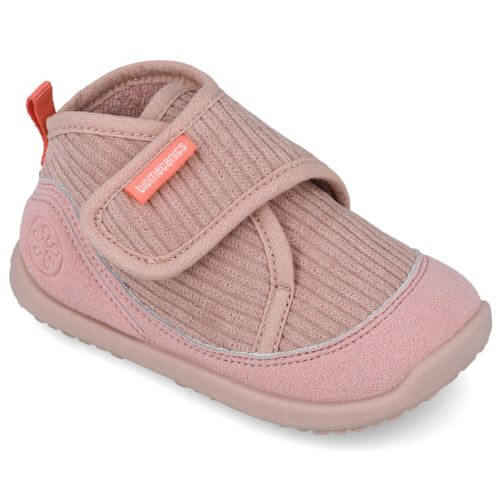 Pantofiori de interior copii fete din textil Calapod lat Biomecanics, Roz – 251171-B409