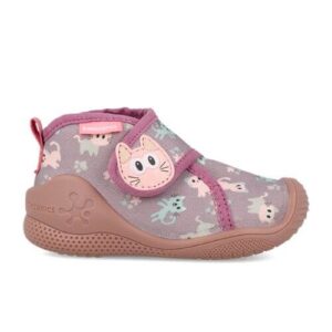 Pantofiori de interior copii fete din textil Biomecanics, Lila – 261182-A164
