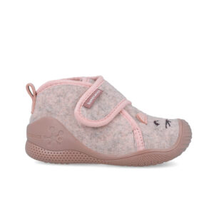 Pantofiori de interior copii fete din textil Biomecanics, Roz – 251141-B032