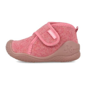 Pantofiori de interior copii fete din textil Biomecanics, Roz – 261180-B144