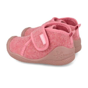 Pantofiori de interior copii fete din textil Biomecanics, Roz – 261180-B144