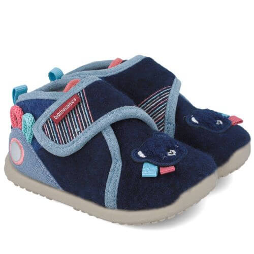 Pantofiori de interior copii baieti din textil Calapod lat Biomecanics, Albastru – 251173-A089 Pantofiori de interior copii baieti din textil Calapod lat Biomecanics, Albastru – 251173-A089