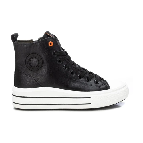 Pantofiori din piele sintetica fete XTI, Negru – 172284