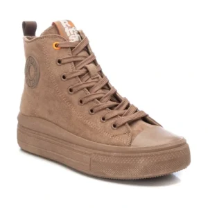 Pantofiori din textil fete XTI, Maro – 172303