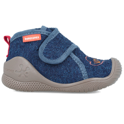 Pantofiori de interior copii baieti din textil Biomecanics, Albastru – 241291-A089
