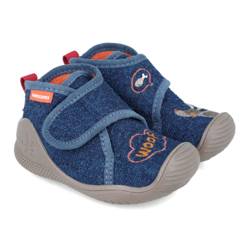 Pantofiori de interior copii baieti din textil Biomecanics, Albastru – 241291-A089 Pantofiori de interior copii baieti din textil Biomecanics, Albastru – 241291-A089