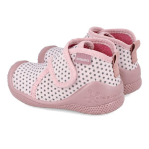 Pantofiori de interior copii fete din textil Biomecanics, Roz – 241292-A032