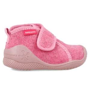 Pantofiori de interior copii fete din textil Biomecanics, Roz – 241290-B032