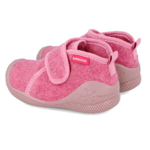 Pantofiori de interior copii fete din textil Biomecanics, Roz – 241290-B032