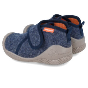 Pantofiori de interior copii baieti din textil Biomecanics, Albastru – 241290-A089