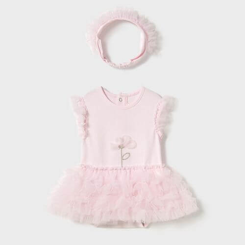 Rochie din bumbac Mayoral, Roz – 1756-070 Rochie din bumbac Mayoral, Roz – 1756-070