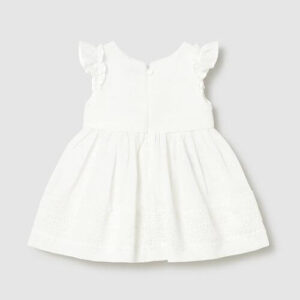 Rochie din bumbac Mayoral, Alb – 1907-042