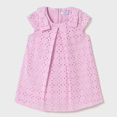 Rochie din bumbac Mayoral, Roz – 1913-044 Rochie din bumbac Mayoral, Roz – 1913-044