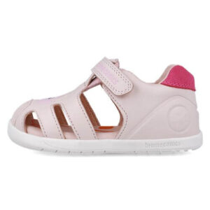 Sandale copii fete calapod lat din piele Biomecanics, Roz – 252166-C779