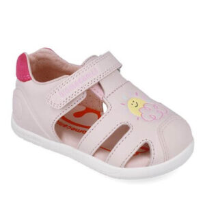 Sandale copii fete calapod lat din piele Biomecanics, Roz – 252166-C779