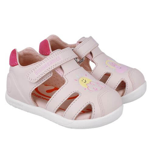 Sandale copii fete calapod lat din piele Biomecanics, Roz – 252166-C779 Sandale copii fete calapod lat din piele Biomecanics, Roz – 252166-C779
