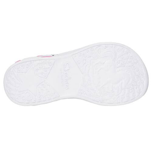 Sandale copii fete cu LED din material sintetic Skechers, Lavanda – 303107-LVMT
