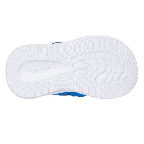 Sandale copii baieti cu LED din textil Skechers, Albastru – 407033-BLNV