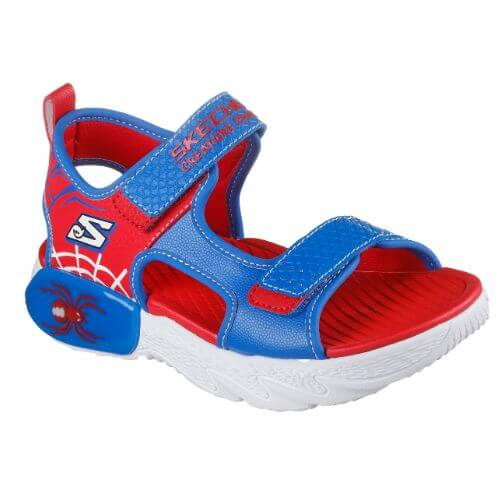 Sandale copii baieti din material sintetic Skechers, Albastru – 402121 Sandale copii baieti din material sintetic Skechers, Albastru – 402121