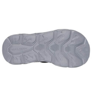 Sandale copii baieti cu LED din textil Skechers, Verde – 400613-BKLM