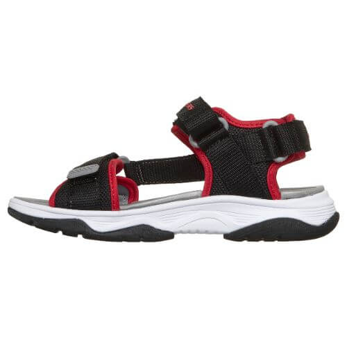 Sandale copii baieti din material textil Skechers, Negru – 407013-BKRD